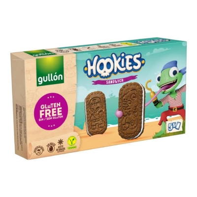 Galletas Gullon Hookies Sandwich Sin Gluten 230 Gr.