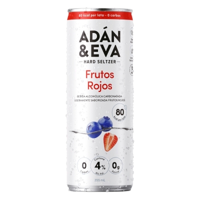 Hard Seltzer Frutos Rojos Adan & Eva  355 Ml