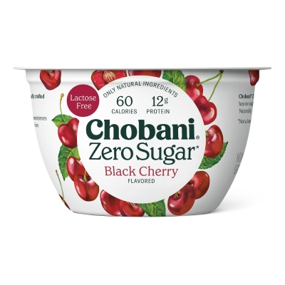 Yogurt  Sabor Black Cherry Sin Azúcar Chobani 5.3 Onz