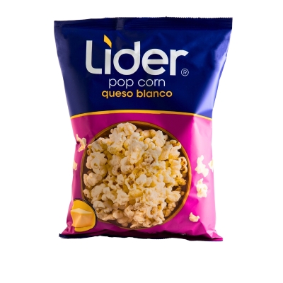 Palomitas De Maíz Sabor Queso Blanco Lider 100 Gr.