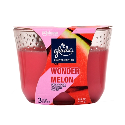 Vela Wonder Melón Glade 6.8 Onz