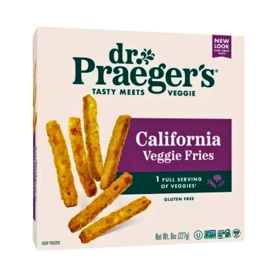 Papas Fritas Veggie Congeladas Dr. Praeger 8 Onz