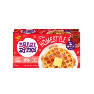 Waffles Crujientes  Sin Gluten Brazi Bites 7.4 Onz