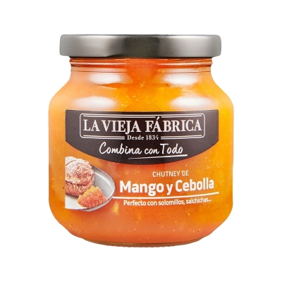 Salsa Chutnet De Mango Y Cebolla La Vieja Fabrica 280 Gr.