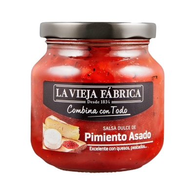 Salsa Dulce De Pimiento Asado La Vieja Fabrica 280 Gr.
