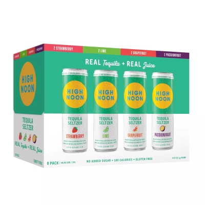 Tequila Seltzer High Noon Variety 335 Ml.