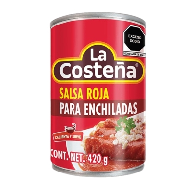 Salsa Roja Para Enchilada La Costeña 420 Gr.