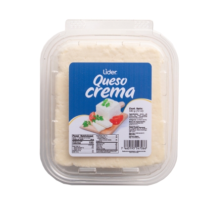 Queso Crema Lider 12 Onz