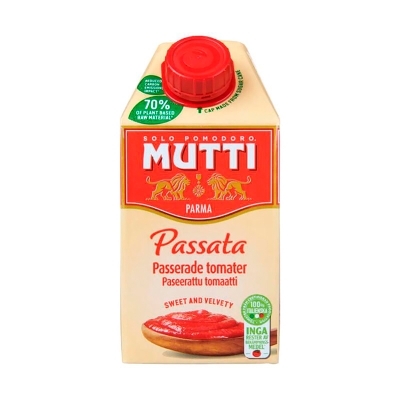 Pure de Tomate Brik Mutti 500 Gr.