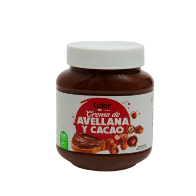 Crema de Avellana Lider 400 Gr.