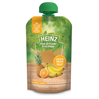 Compota De Postre De Frutas 100% Heinz 105Gr