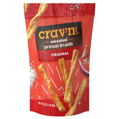 Pretzel Sazonado Original Cravn 14 Onz.