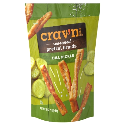 Pretzel Sabor Eneldo y Pepinillos Cravn 14 Onz.
