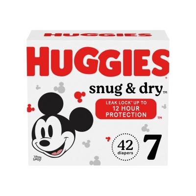 Pañales Desechables Snug & Dry Etapa 7 Huggies 42 Und/Paq