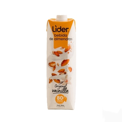 Bebida De Almendra Sabor Vainilla Lider 1 Lt.