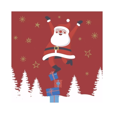 Servilleta Santa Time 33x33 Cm Paper&Desing 20Und/Paq