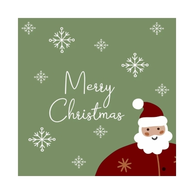 Servilleta Funky Santa 33x33Cm Paper&Desing 20Und/Paq