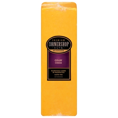 Queso Americano Colby Cornershop Lb (Peso Aprox. 1 Libra)