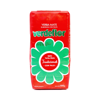 Yerba Mate Tradicional Verde Flor 500 Gr.