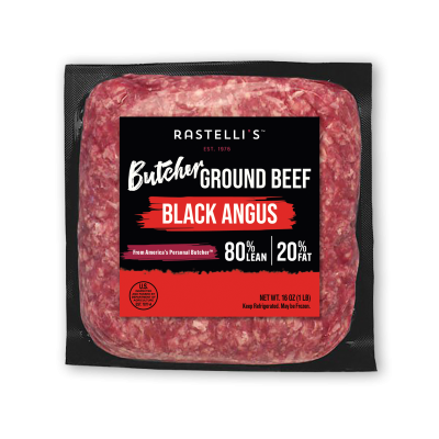 Carne Molida Black Angus Rastelli’s Paq. (Peso Aprox. 1 Libra)