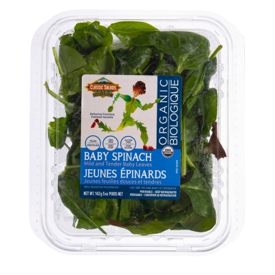 Ensalada De Espinaca Organica Fresh Express Paq. 5 Onz