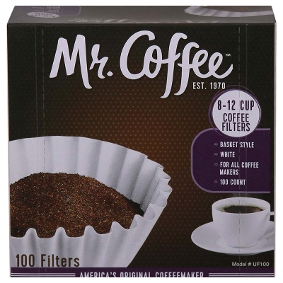 Filtro Para Cafetera De 8 A 12 Tazas Mr. Coffee 100 Und/Paq