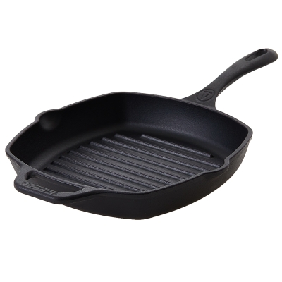 Victoria Cast Iron Sartén Grill 10.2"