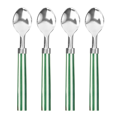 Cuchara para Postre de Acero Inoxidable 4PZA