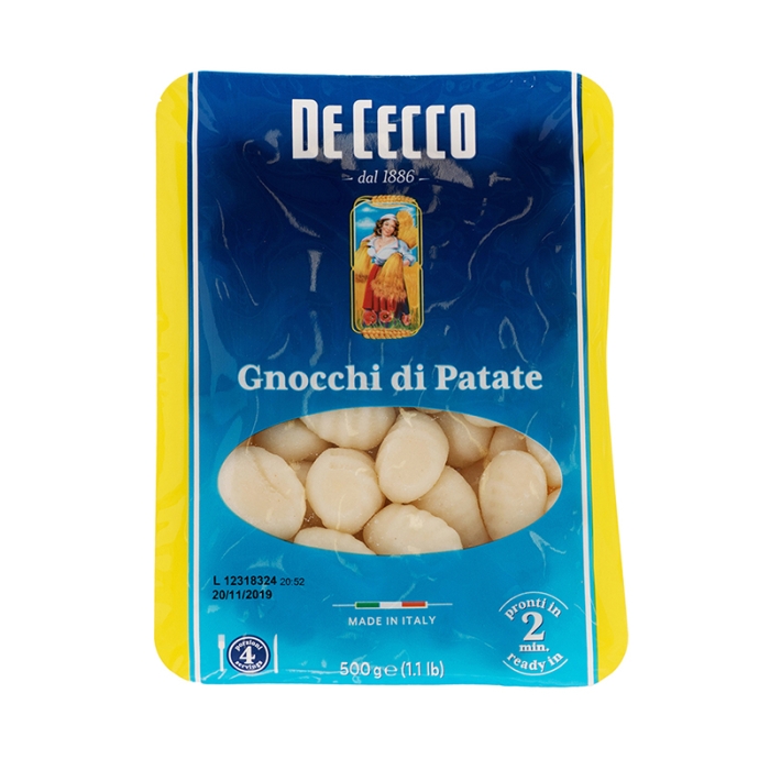 Pasta Gnocchi De Cecco 500 Gr