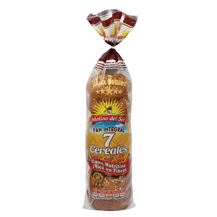EL MOLINO DE DIA pan de molde integral 15 cereales y semillas bolsa 675 gr  : : Alimentación y bebidas