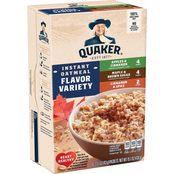 Quaker avena instantánea variedad de sabores (caja 245 g), Delivery Near  You