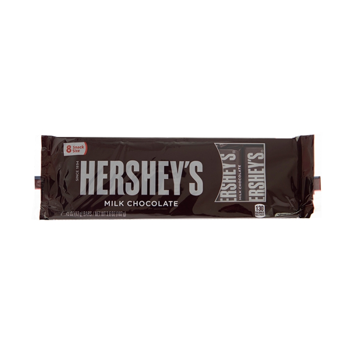 Chocolate Con Leche Hershey'S 3.6 Onz, 8 Und/Paq