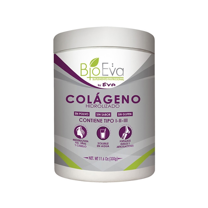 Colageno Hidrolizado En Polvo Bioeva 330 Gr