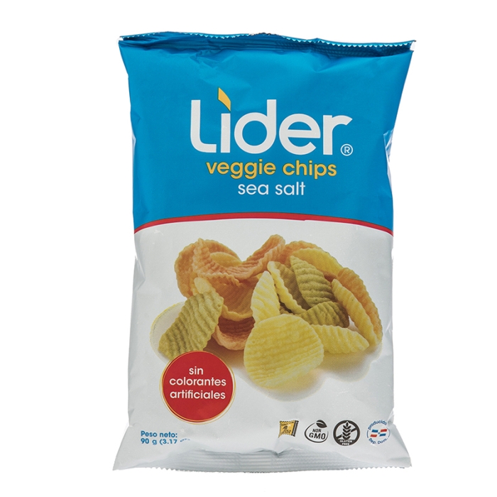 Veggie Chips Sea Salt Lider 90 Gr