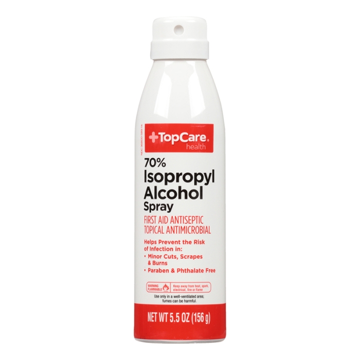 Alcohol Isopropílico 70% Aerosol First Aid Top Care 5.5 Onz
